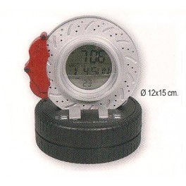 Relogio Digital em Forma Disco Travão c/despertador