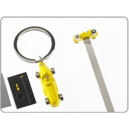 Gift Set Porta chaves + Marcador Carro Amarelo