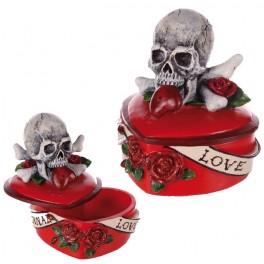 Caixa Caveira e Coração